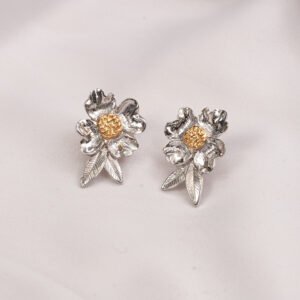 Hlwar Kan Kaw Earrings <br> (White)
